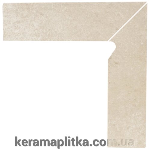 Цоколь двоелементний сходовий правий Cotto Crema 8,1х30 Paradyz від компанії Магазин "Керама" м.Кременчук - фото 1