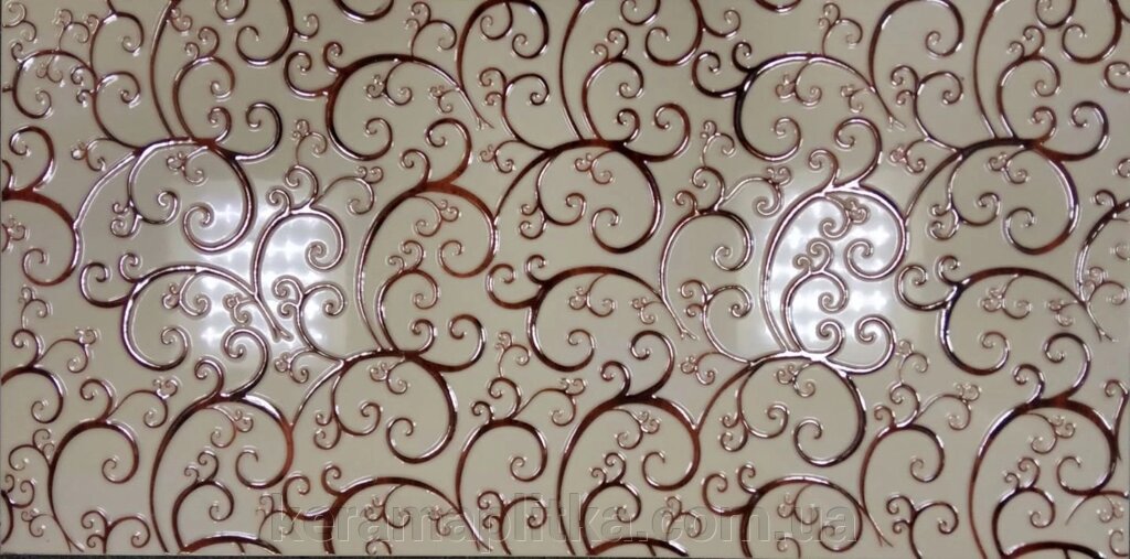 Декор Ханабі Бейг рококо 32,5х65,1, 127140 від компанії Магазин "Керама" м.Кременчук - фото 1