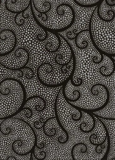 Декор настінний Капрі перли чорний 25х35 від компанії Магазин "Керама" м.Кременчук - фото 1