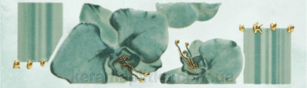 Фриз 20x5.7 Goya Orhid GN. АТЕМ від компанії Магазин "Керама" м.Кременчук - фото 1