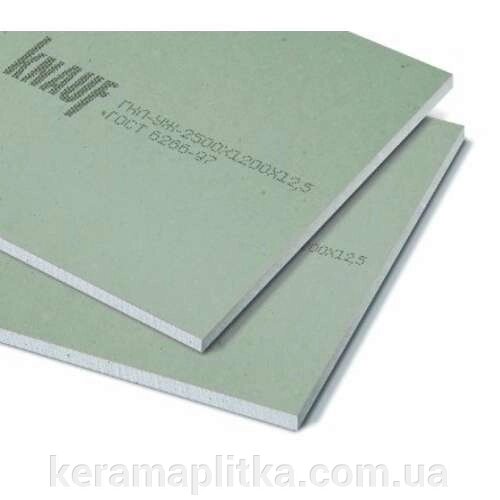 Лист гіпсокарт. "KNAUF"(Укр) 2.5х1.2х 9.5 мм стельовий від компанії Магазин "Керама" м.Кременчук - фото 1