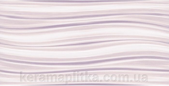 Настінна плитка Дактель хвиля фіолетовий 20х40, Керабел від компанії Магазин "Керама" м.Кременчук - фото 1