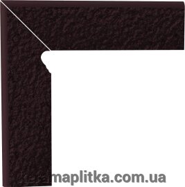 Natural Brown плитка-цоколь двоелементний лівий структурний 8,1 * 30, Paradyz від компанії Магазин "Керама" м.Кременчук - фото 1