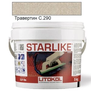 Епоксидна затирка Litochrom Starlike Strtrv0005 Травертин с. 290 5кг