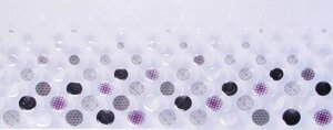 Плитка-декор Доменіко фіолетові бульбашки 20х50, Ceramika Konskie