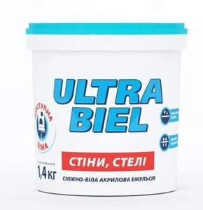 Водоемульсійна фарба Sniezka Ultra Biel 1л (1,4кг)