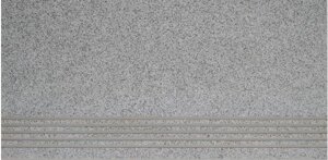 Плитка Cersanit Milton grey streaptread (сходина) 29,8x59,8