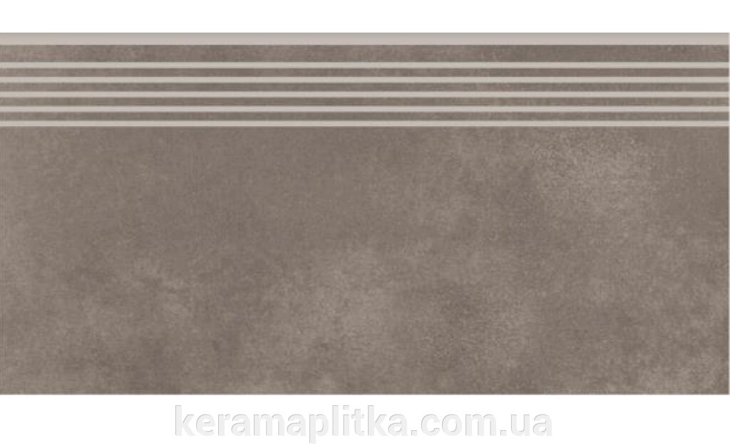 Плитка Cersanit City Squares grey steprtread (сходина) 29,8х59,8 від компанії Магазин "Керама" м.Кременчук - фото 1