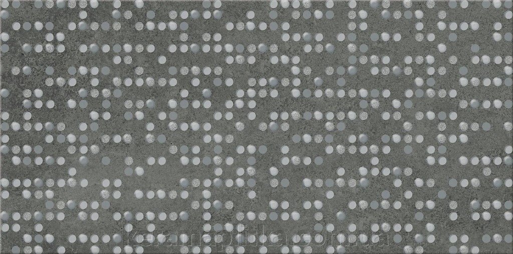 Плитка Cersanit Normandie Graphite Inseto Dots 29.7X59.8 від компанії Магазин "Керама" м.Кременчук - фото 1