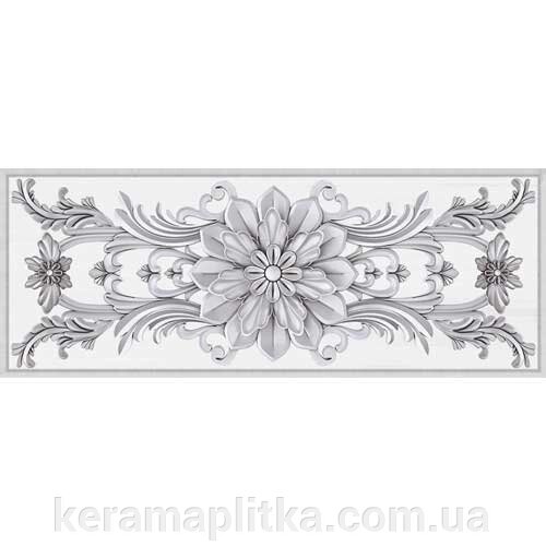 Плитка-декор 23х60 Іворі 071 сірий, Інтеркерама від компанії Магазин "Керама" м.Кременчук - фото 1