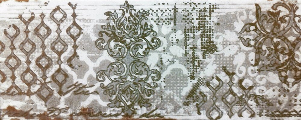 Плитка-декор АТЕМ Grunge 1 Pattern 20х50 від компанії Магазин "Керама" м.Кременчук - фото 1