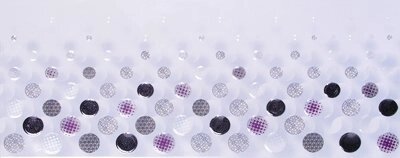 Плитка-декор Доменіко фіолетові бульбашки 20х50, Ceramika Konskie від компанії Магазин "Керама" м.Кременчук - фото 1