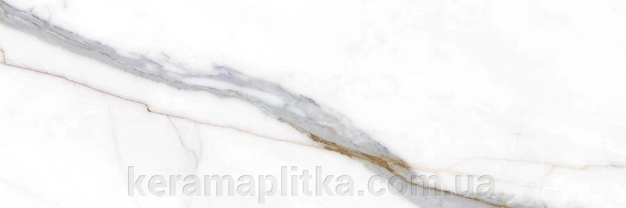 Плитка настінна BLUMARINE WHITE SATIN 25X75. Opoczno від компанії Магазин "Керама" м.Кременчук - фото 1