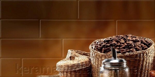 Плитка настінна Панно брик кави 1 кремовий 30х60, Березакераміка від компанії Магазин "Керама" м.Кременчук - фото 1