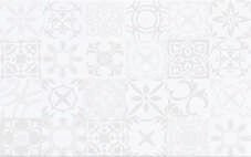 Плитка настінна SANSA WHITE PATTERN GLOSSY 25х40, Cersanit від компанії Магазин "Керама" м.Кременчук - фото 1