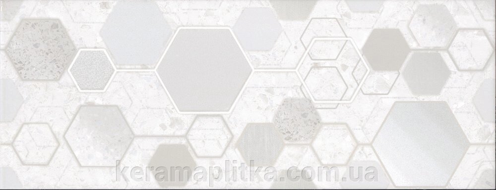 Плитка настінна Techno 071-1 сірий з малюнком 23х60, Intercerama від компанії Магазин "Керама" м.Кременчук - фото 1