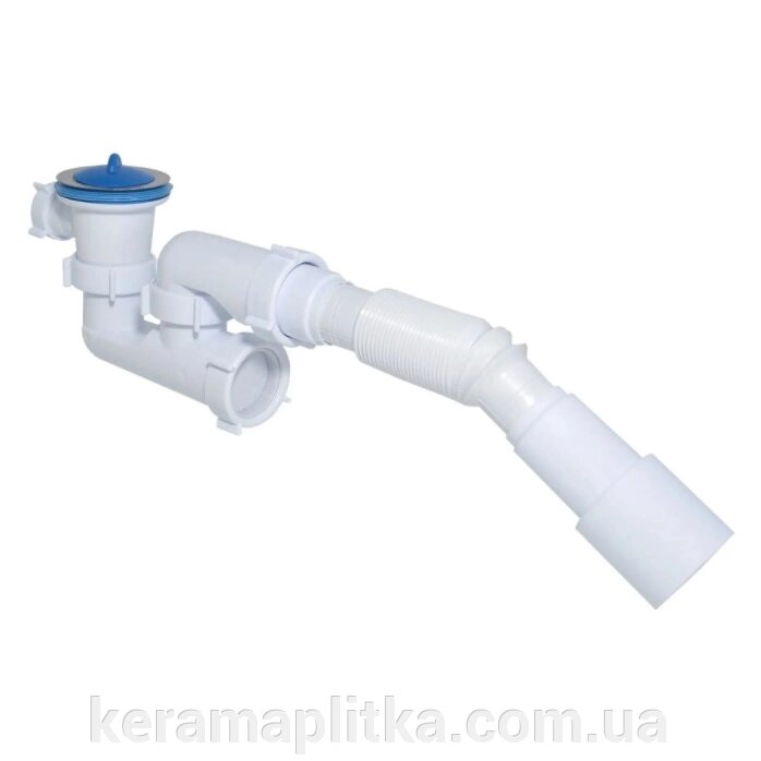 Сифон для душової кабіни "Waterstal" А-82589 с гофро-трубой від компанії Магазин "Керама" м.Кременчук - фото 1