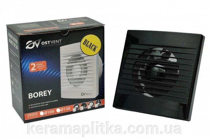 Вентилятор BOREY BLACK 100 S від компанії Магазин "Керама" м.Кременчук - фото 1