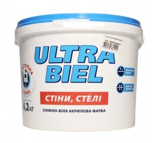 Водоемульсійна фарба Sniezka Ultra Biel 3л (4,2кг)