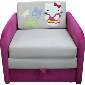 Дитячий диван Ribeka Малюк Кіті 80 см 03М133 Рожевий