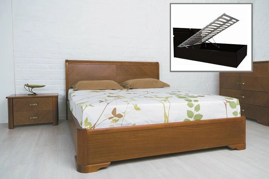Ліжко двоспальне Олімп "Мілена з підйомним механізмом" (160 * 190) від компанії DAG - фото 1