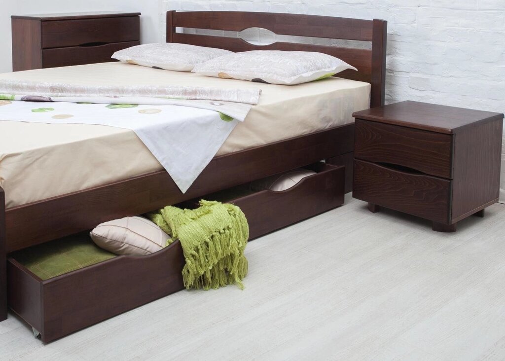 Ліжко двоспальне Олімп "Нова з ящиками" (160 * 190) від компанії DAG - фото 1