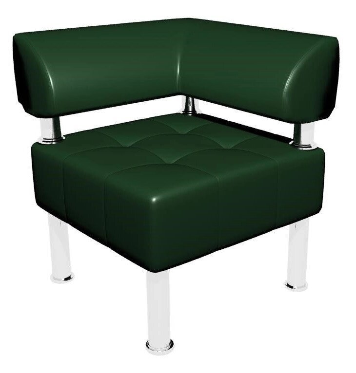 Офісний диван Тонус Sentenzo 600x600x700 Темно-зелений (142361257224) від компанії DAG - фото 1