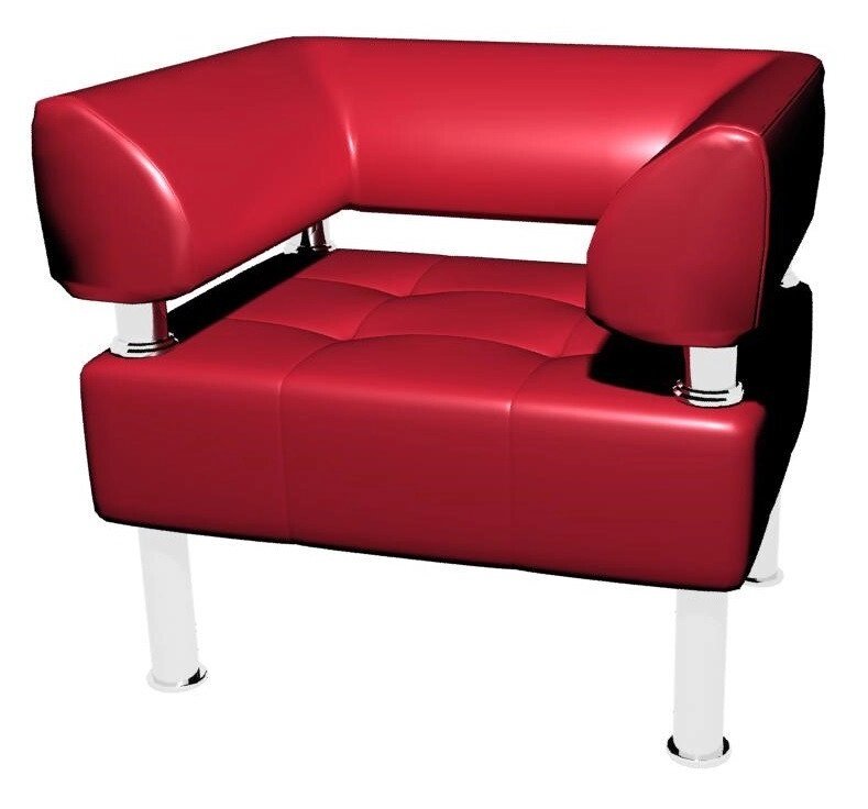 Офісний диван Тонус Sentenzo 800x600x700 Червоний (11236125722) від компанії DAG - фото 1