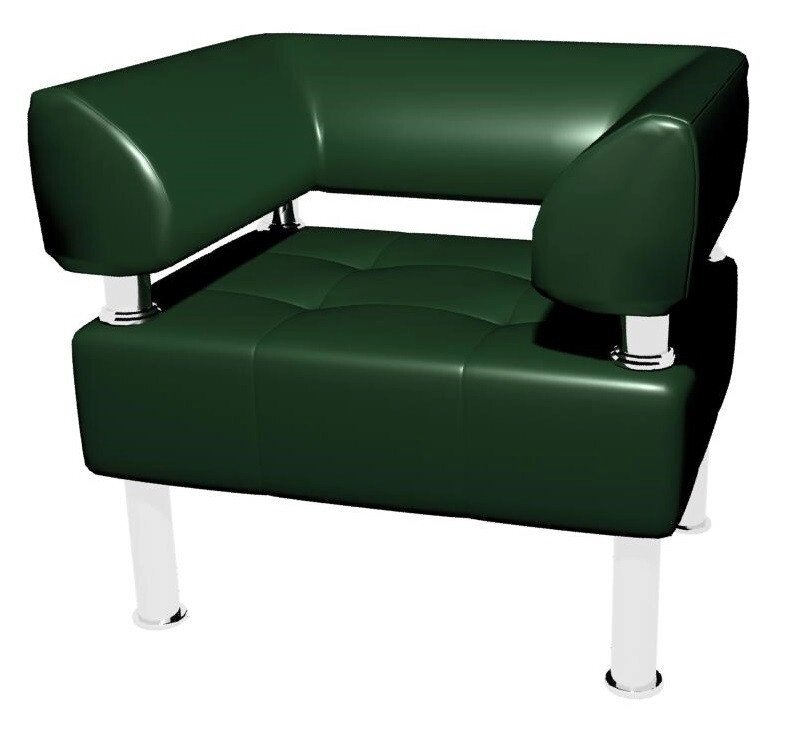 Офісний диван Тонус Sentenzo 800x600x700 Темно-зелений (4236125722) від компанії DAG - фото 1