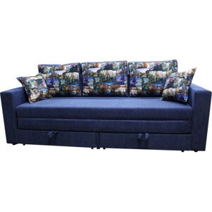 Прямий диван Ribeka Віконт 160 см 13D14 Синій