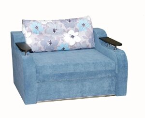 Прямий диван Sky Soft Кубус 100 см Блакитний