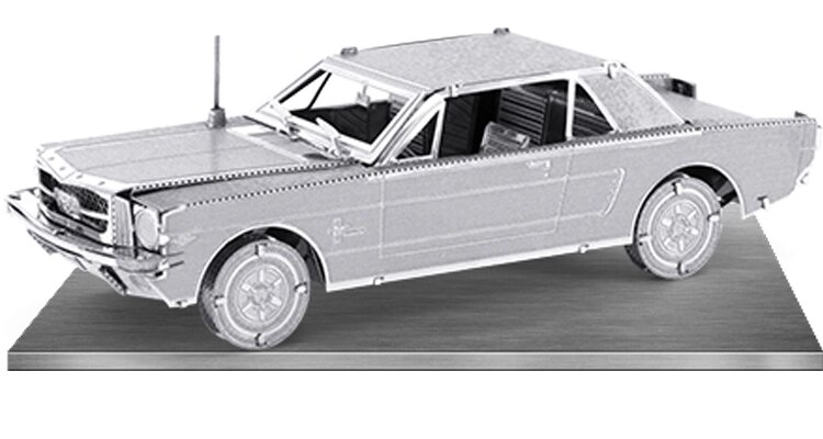 Металевий 3D конструктор Автомобіль 1965 Ford Mustang, Fascinations, MMS056 від компанії ФОП "Русовській Костянтин Валерійович" - фото 1