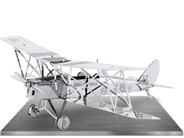 Металевий 3D конструктор Биплан Tiger Moth, Fascinations, MMS066 від компанії ФОП "Русовській Костянтин Валерійович" - фото 1