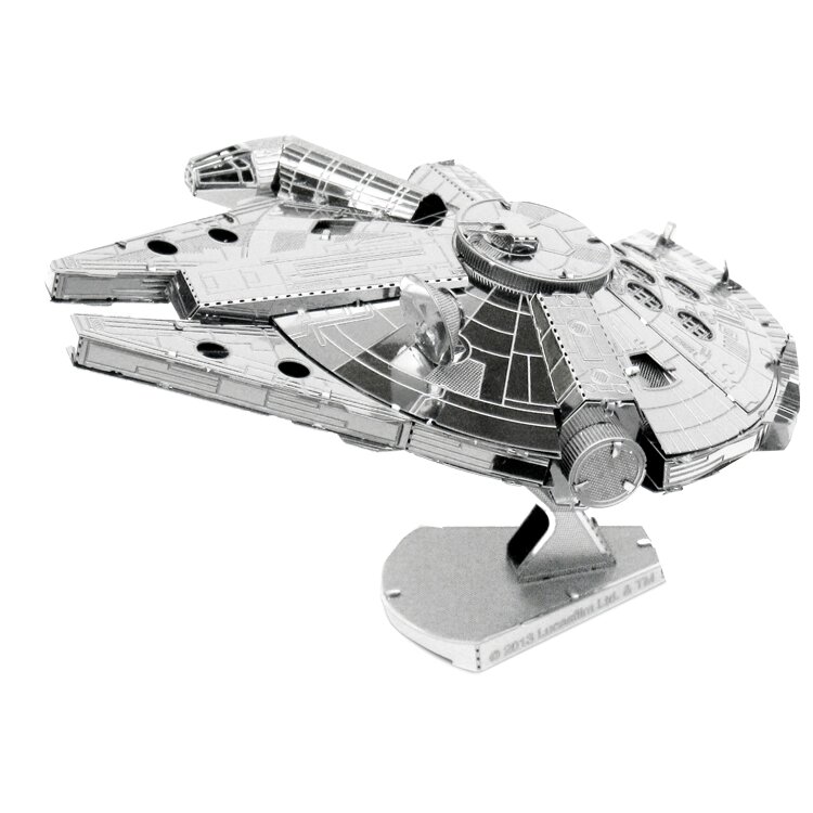 Металевий 3D конструктор Космічний корабель Star Wars Millennium Falcon, Fascinations, MMS251 від компанії ФОП "Русовській Костянтин Валерійович" - фото 1