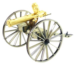 Металевий 3D конструктор & quotWild West Gatling Gun & quot, Fascinations, MMS188