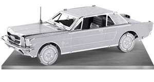 Металевий 3D конструктор Автомобіль 1965 Ford Mustang, Fascinations, MMS056