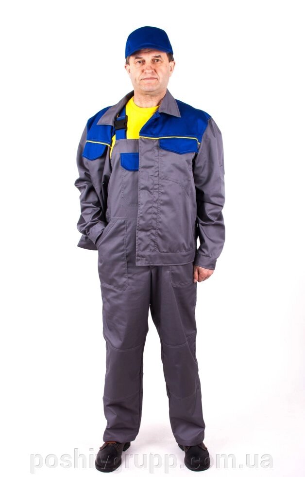 Костюм робочий куртка і напівкомбінезон ЛИ-116 від компанії Пошиття Груп Пошиття - фото 1