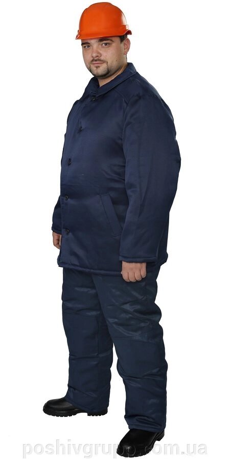 Куртки ватяні тк. Дефенса, т-синя від компанії Пошиття Груп Пошиття - фото 1