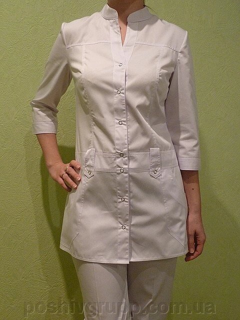 Медичний костюм Діана. Тканина: батист (сорочка). від компанії Пошиття Груп Пошиття - фото 1