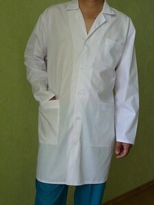 Медичний халат чоловічий. Тканина батист (сорочка) в Одеській області от компании Пошив Групп Пошив
