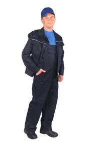 Костюм робочий х / б куртка і напівкомбінезон синій ЛИ-116 в Одеській області от компании Пошив Групп Пошив