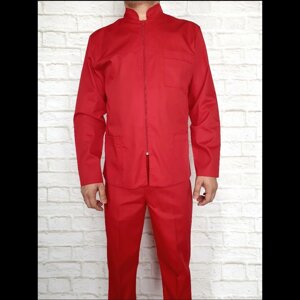 Медичний костюм чоловічий червоний. Тканина еліт-котон котон. в Одеській області от компании Пошив Групп Пошив
