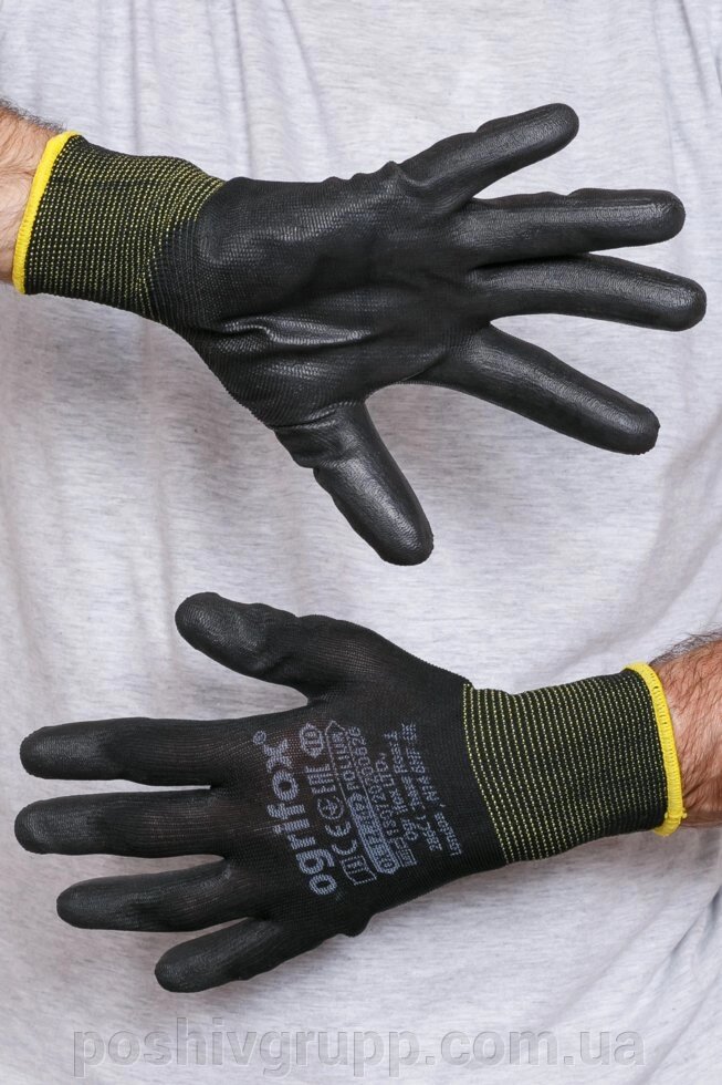 Рукавички з поліуретановим покриттям від компанії Пошиття Груп Пошиття - фото 1