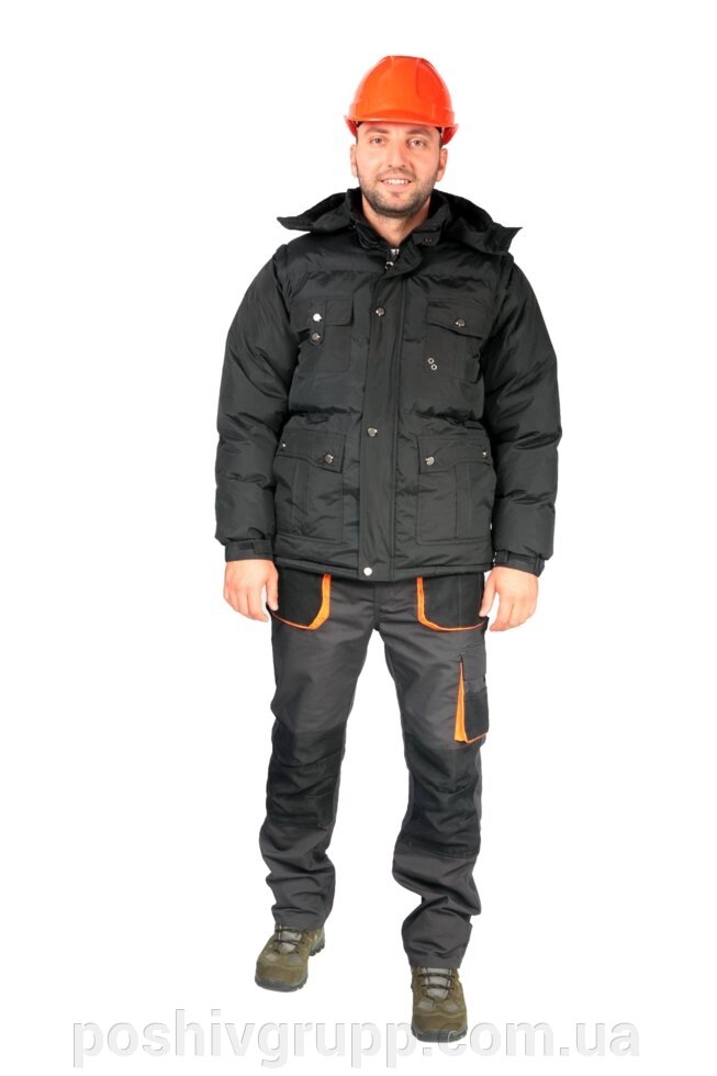 Зимова куртка утеплена для ІТП Даркмун від компанії Пошиття Груп Пошиття - фото 1