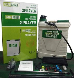 Акумуляторний обприскувач Iron Angel SPR 16B функція 2 в 1: електрична помпа + ручний насос