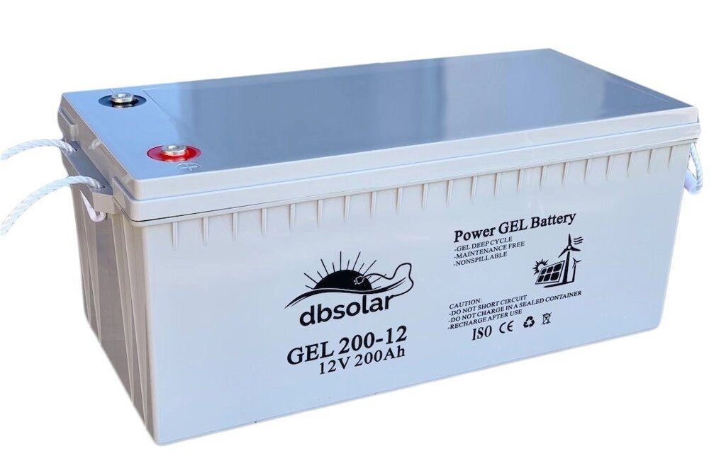 Акумулятор гелевий DBSolar GEL 200-12 12V 200 AH від компанії ТД "УСI ТОВАРИ" - фото 1