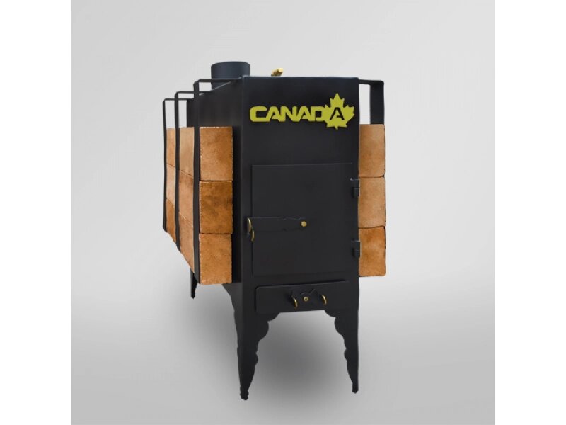 Дров'яна піч CANADA з теплоаккумулятором тривалого горіння від компанії ТД "УСI ТОВАРИ" - фото 1