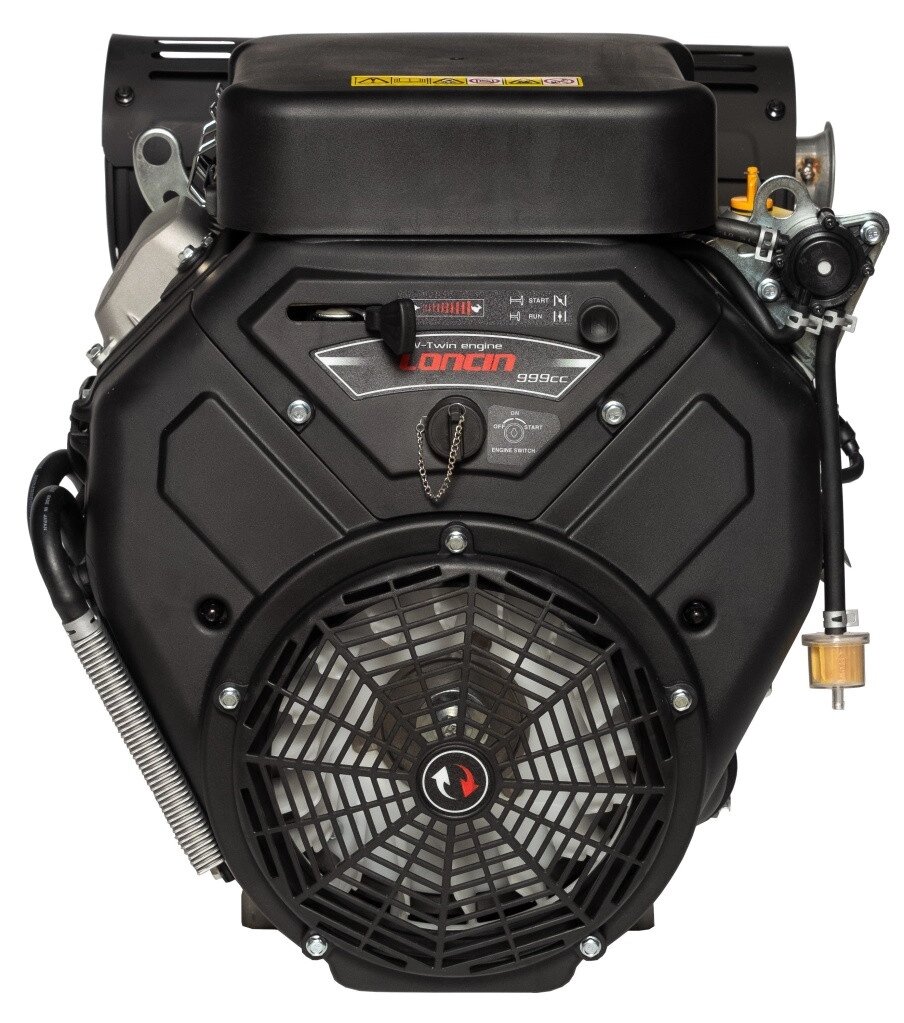 Двигун бензиновий Loncin LC2V90FD (35 к. с., ел. стартер, шпонка 36 мм, євро 5) від компанії ТД "УСI ТОВАРИ" - фото 1