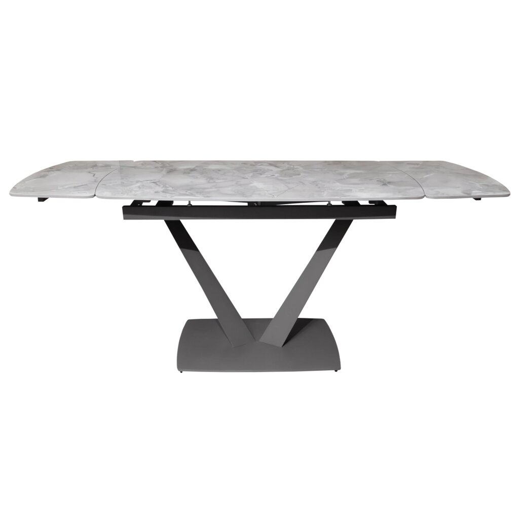 Elvi Grey Stone стіл розкладний кераміка 120-180 см від компанії ТД "УСI ТОВАРИ" - фото 1