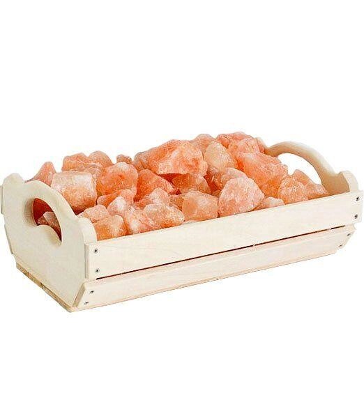 Гімалайська рожева сіль Ящик 10 кг для лазні та сауни від компанії ТД "УСI ТОВАРИ" - фото 1